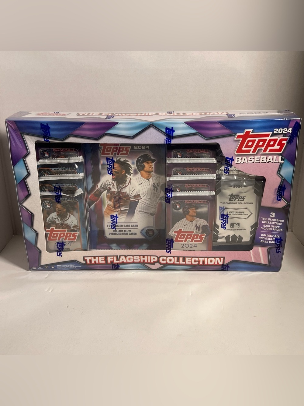 Topps 2024 Baseball The Flagship Collection - Purple/Blue Box
